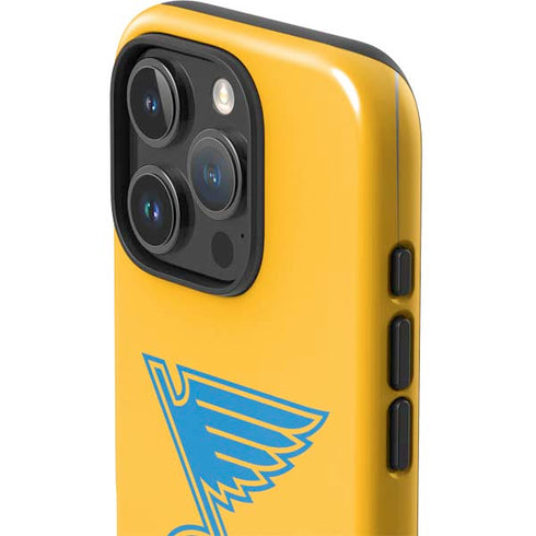 NHL St. Louis Blues Solid Background iPhone 16 Pro Max Impact Case